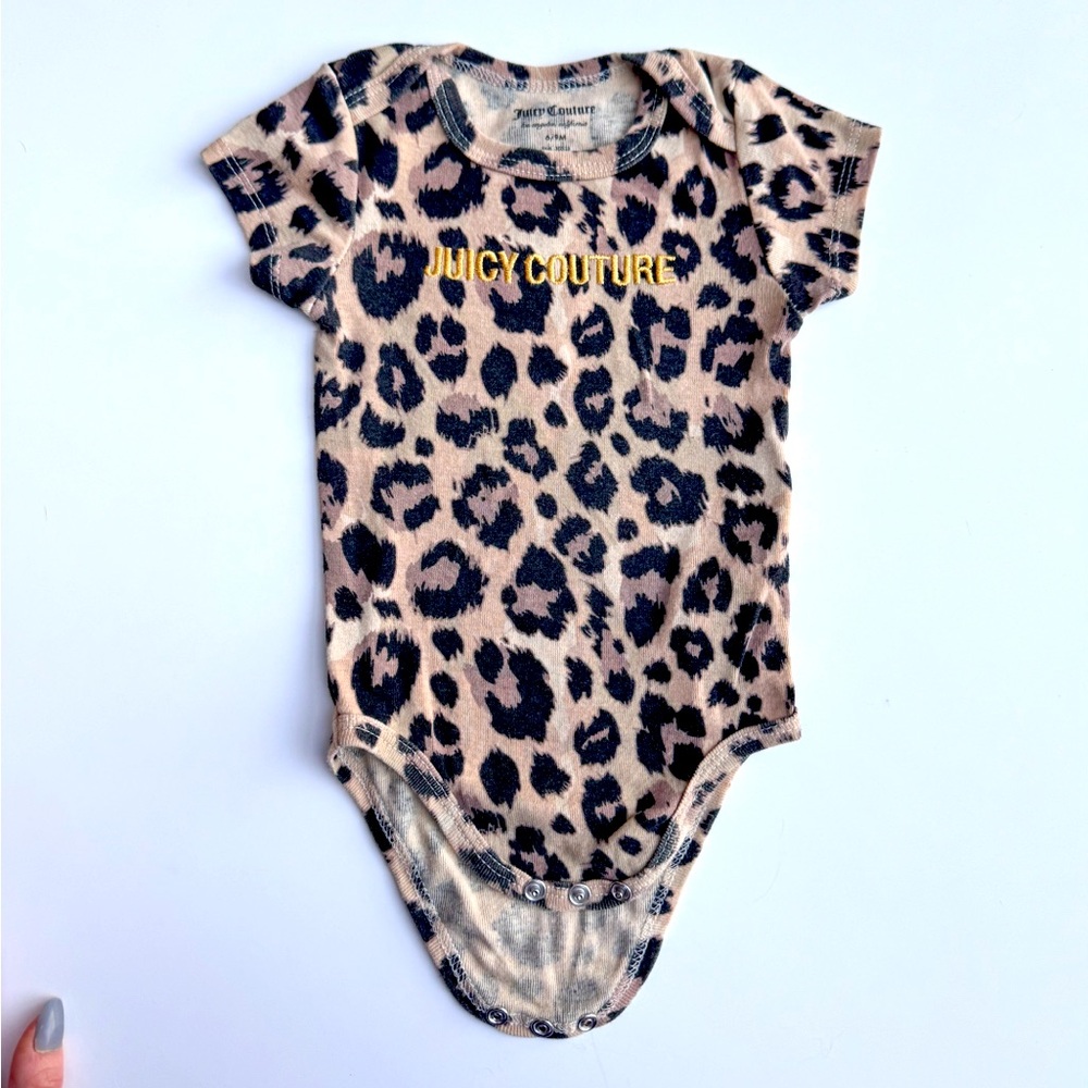 3/$9 Juicy Couture animal cheetah leopard onesie - Picture 2 of 2